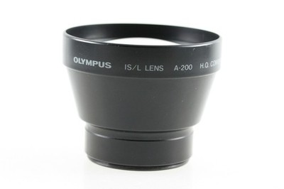 Olympus IS/L lens A-200 A200 A 200 H.Q. Converter 1.5x 1.5 x Wideangle Wide 