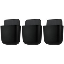 3 Pcs Remote Control Holder, Wall Mount Pen Holder Hole-Free Self Adhesive Ph...