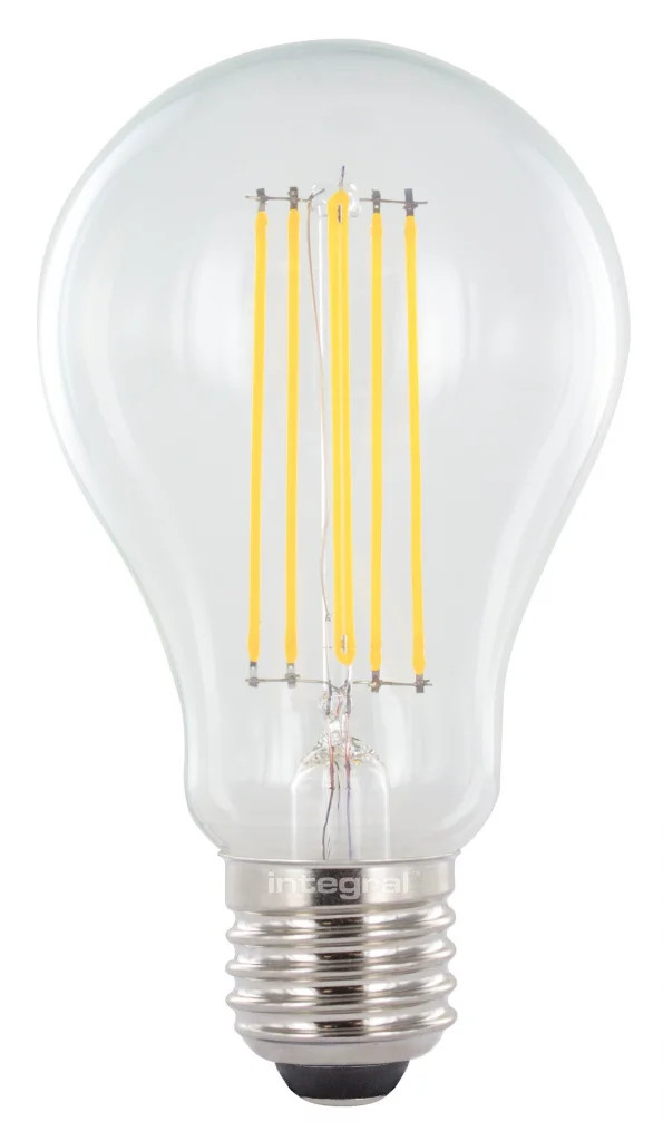 Light Bulb Clear 10.5w Filament LED GLS Non Dimmable 2700K E27 1521lm =100w