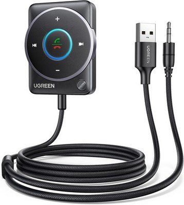 UGREEN Aux Bluetooth 5.4 Adapter Auto Bluetooth 3.5mm Klinke Empfänger