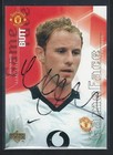 UPPER DECK 2003 - NICKY BUTT - MAN UTD -HAND SIGNED GAME FACE SUBSET CARD