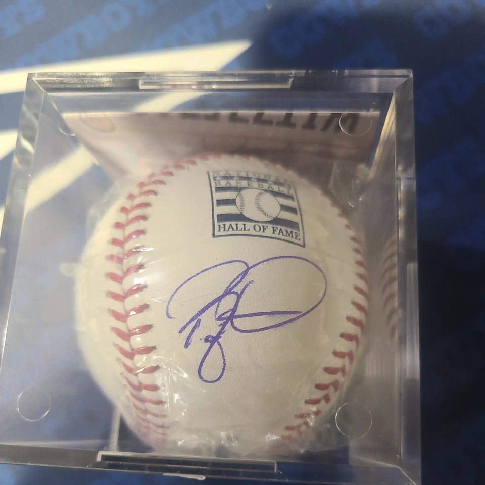 Barry Larkin Signed Hall of Fame MLB Baseball JSA COA Reds - Image 2 of 3