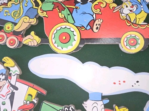 Vintage Walt Disney Productions Casey Jr Wall Decor Train Mickey Dumbo Goofy 3pc - Picture 7 of 7
