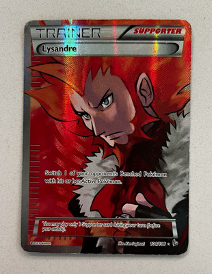 Pokemon TCG Lysandre 104/106 Flashfire Full Art Holo Ultra Rare Eng 2014