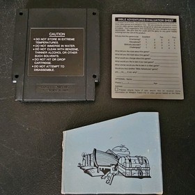 Bible Adventures NES Nintendo  1990 Black Cartridge & Manual  TESTED