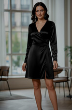 BLACK SEXY NIGHT OUT PARTY DRESS SIZE M (CHARITY)
