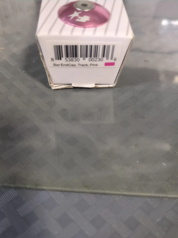 Tapas de extremo de barra ajustadas Fyxation Pink Track nuevas #73 Foto 3 de 4
