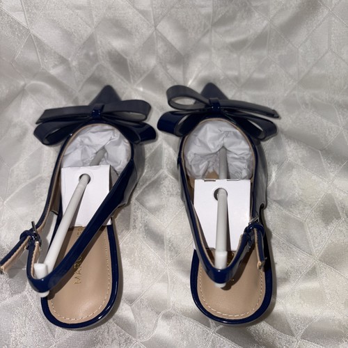 Marc Fisher Allon Size 6.5 Dark Blue Heels - Picture 6 of 7
