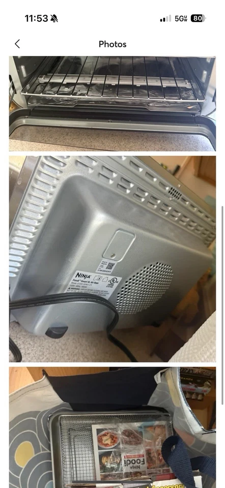 Ninja DT251 Foodi 10-in-1 Smart XL Air Fry Backofen, Backen, Toast, Digitaler Toaster - Bild 2 von 3