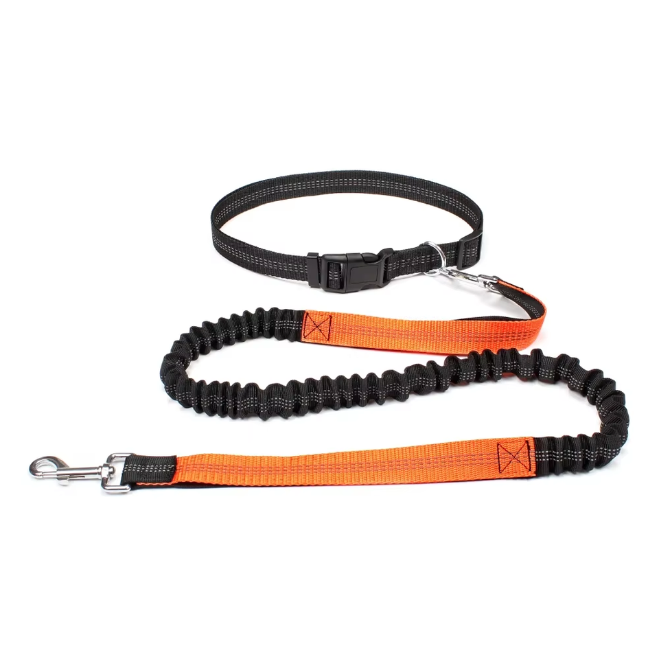 Non-Stop Dogwear Move Leine 1,5 M – Mit Gepolstertem Griff & 3M Reflexstreifen | Farbe Orange