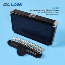 3D 20 Colors Dental Teeth Whitening Shade Guide Tooth Bleaching Shadeguide Sets