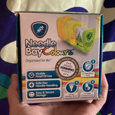 Needle Bay Colours Diabetic Supply Case Weekly Visible Proof Multicolor Plastic