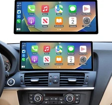 2025 Upgraded 12.3" Ultra-Narrow Touchscreen Wireless CarPlay Android Auto Recei