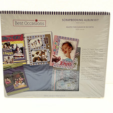 Brand New Best Occasions 1000 piece Scrapbook 8.5x11 Album Kit New Sealed Box