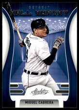 2022 Absolute Hall Worthy Retail Miguel Cabrera #4