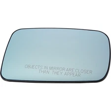 Mirror Glass For 2001-06 BMW 330Ci Heated Right Side - backing plate 51168247134