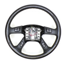 Chevrolet Gmc 03-06 Tahoe Suburban Yukon Escalade Steering Wheel Black Leather Chevrolet Gmc 03-06 Tahoe Suburban Yukon Escalade Steering Wheel Black Leather