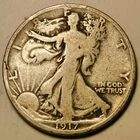 1917 S Walking Liberty Half Dollar  90% Silver   "As Pictured-Not Cleaned"