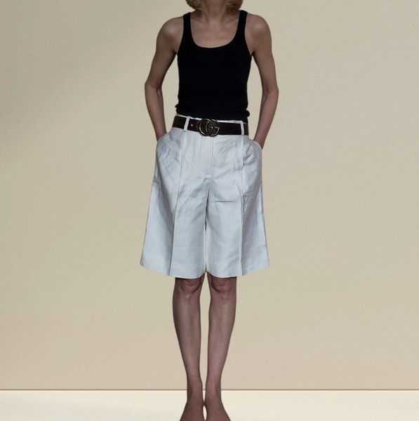 Women Chloé Shorts White Cotton 38