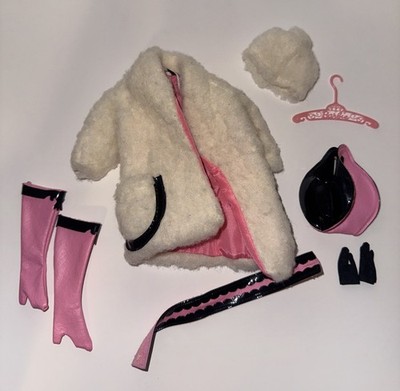 Vintage Barbie 1467 Lamb N Leather COMPLETE 1970 Fashion Set