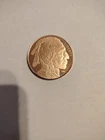 1 Oz 999 Fine Copper Indian Buffalo Round