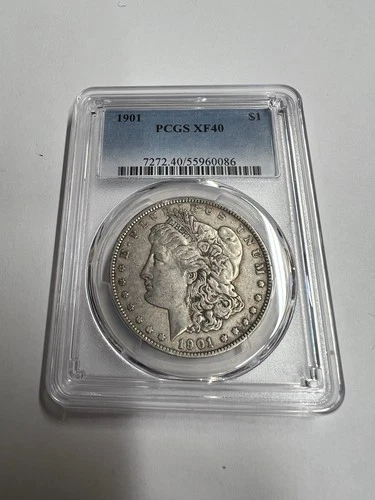 1901 Morgan Dollar. PCGS XF40
