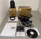 Nikon D D60 10.2Mp Digital Slr Camera - Black + Nikkor Lens Af-S Dx 18-135mm