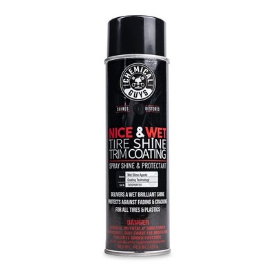 Tire Shine Trim Coating Rubber Plastic Vinyl Restore Factory Shine 14.5oz Spray