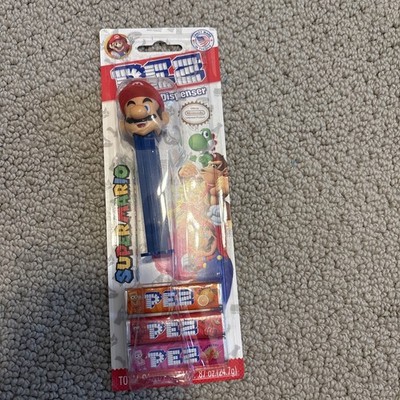 Nintendo Super Mario PEZ Dispenser with Candy   Official Licensed   New & Sealed