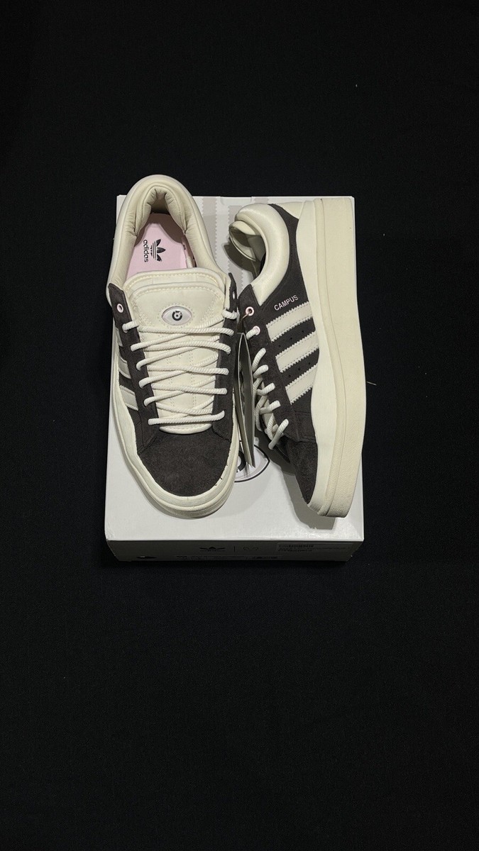 ADIDAS X BAD BUNNY MEN LAST CAMPUS DARK BROWN CREAM WHITE ADIDAS X BAD BUNNY MEN LAST CAMPUS DARK BROWN CREAM WHITE