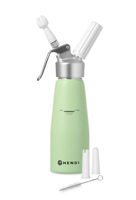Hendi Sahnespender für Sahnekapseln Sprühsahne Pastell-Grün 0,5 Liter 500 ml NEU