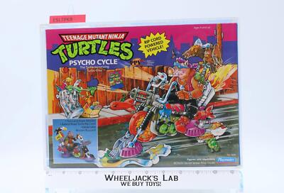 Psycho Cycle CAS GRADED 85+ TMNT 1990 Playmates Vehicle NEW SEALED