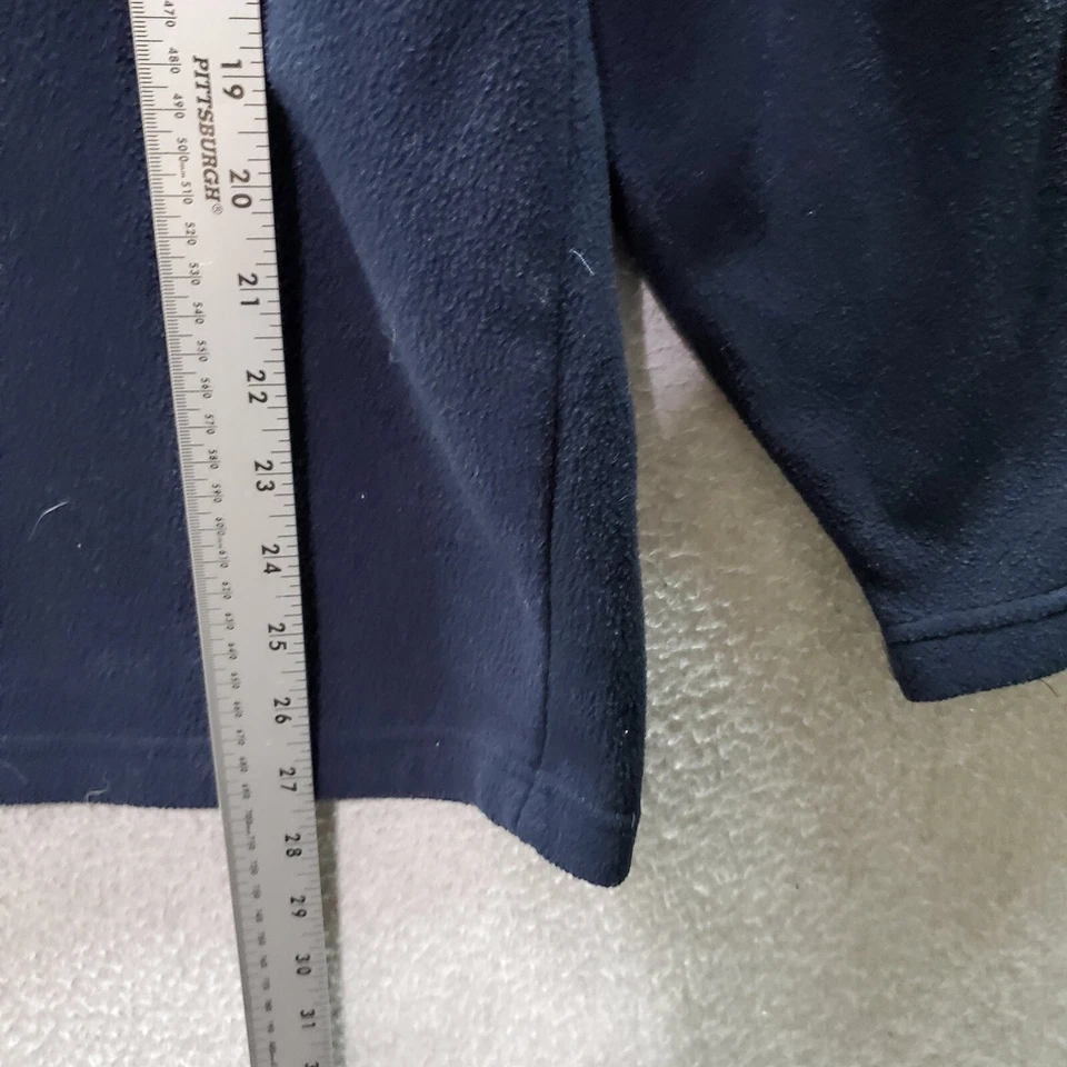 Sudadera Dickies Mujer XL Azul Logo Parche 1/4 Cremallera Cuello Simulado Polar Pullover Foto 4 de 4