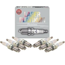 For 6pcs X NGK For BMW E46 M3 E36 Z3 Roadster Spark Plugs Double Platinum 7415