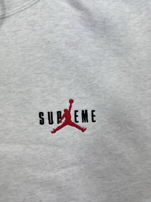 Supreme X Jordan - Logo Embroidered Hoodie Size: L | eBay Supreme X Jordan - Logo Embroidered Hoodie Size: L | eBay