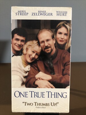 One True Thing VHS 99 Renée Zellweger Meryl Streep NEW SEALED W/ WATERMARK