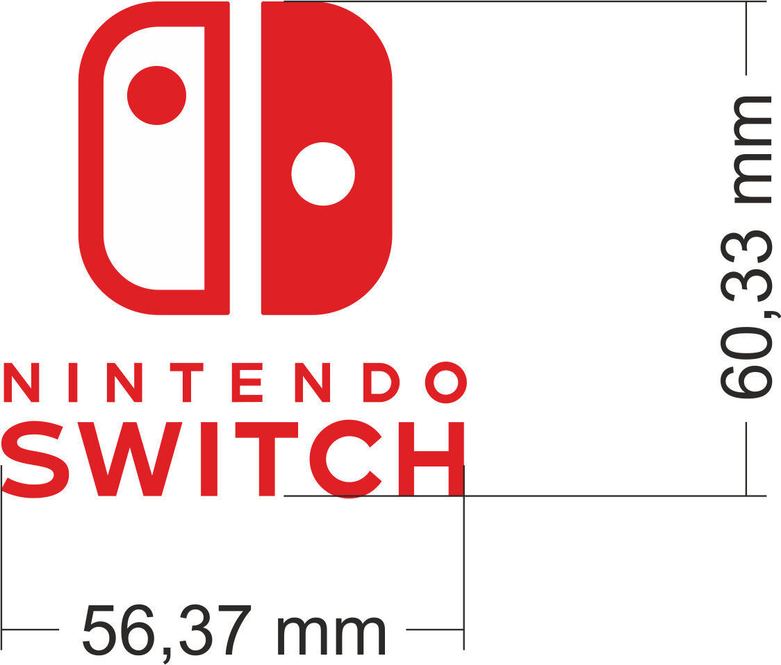 Nintendo Switch Console Label / Aufkleber / Sticker / Badge / Logo
