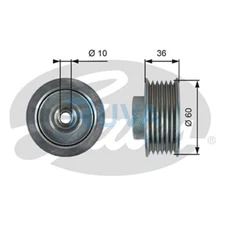 Fits Suzuki Vitara 2001-2005 2.0 HDi Ruva Deflection Guide Pulley #1 4916065D40