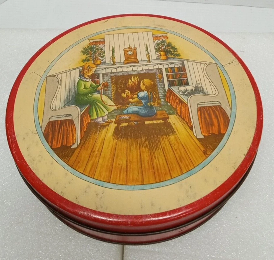 Vintage Krockel Fireside Gem Tin Can