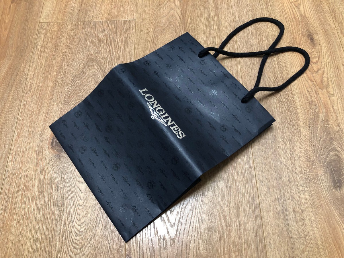 Longines - Paper Bag - Blue - 30.5 X 22.5 X 14 Cm | eBay
