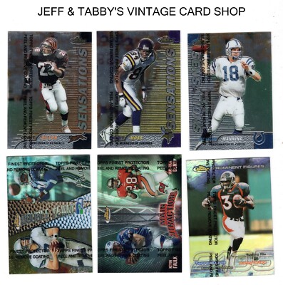 1999 TOPPS FINEST FOOTBALL BASE & INSERTS / SEE DROP DOWN MENU 4 CARD U  RECEIVE