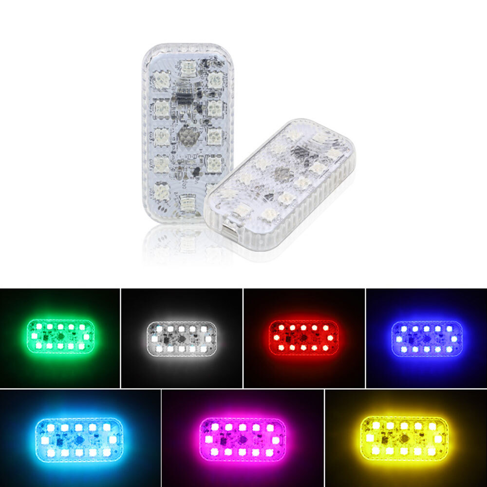 Multicolor LED Light Car Atmosphere Ambient Lights Bright Lamp