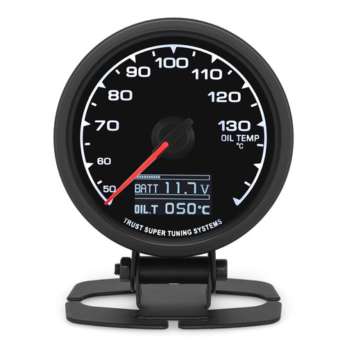 2.5'' 60mm 7 Color LED Digital & Pointer Oil Temperature Gauge With Temp Sensor - Picture 4 of 12