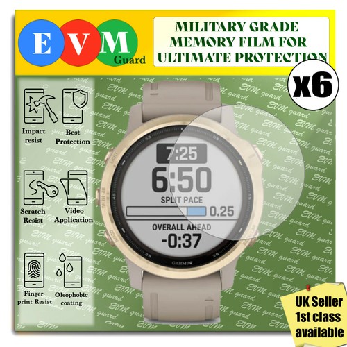 Protector de pantalla para Garmin Fenix 6S-Pro Solar edición X6 TPU  Película Hidrogel CO | eBay