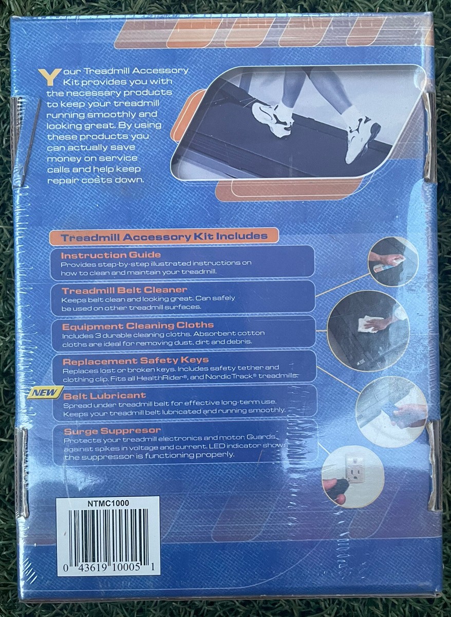 Treadmill Accessory Kit Belt Lubricant Cleaner Safety Keys Cloths Surge New  NIP