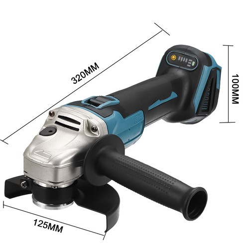 125mm Brushless Angle Grinder Cordless 10000RPM Tool Kit For Makita 18V Battery - Picture 2 of 12