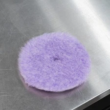 Lake Country Purple Foamed Wool Cutting Pad 5.25" | For 5" Backing Plate