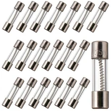 T1.25AL250V 5X20mm Slow Blow Fuses 1.25A 250V (Pack of 20)
