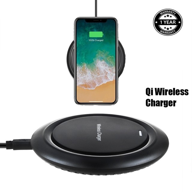 Black Qi Wireless Charger Charging Pad for Motorola Turbo Droid 2 Moto Z Phone for sale online