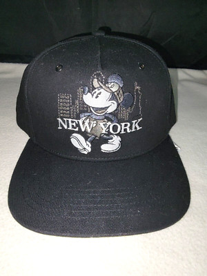 Disney Store NYC Mickey Mouse Embroidered Adjustable Cap Minnie Mouse NEW NWT